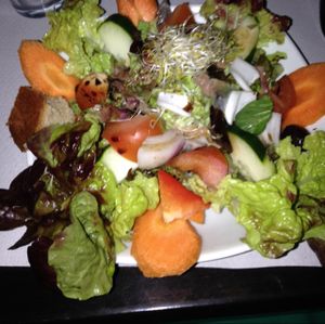 mixed salad  at Veggie Garden - Dels Angels in Barcelona
