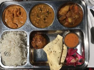 Thali at Veggie Garden - Dels Angels in Barcelona