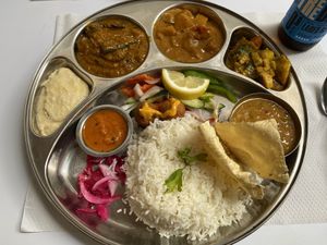 Luxury Thali  at Veggie Garden - Dels Angels in Barcelona