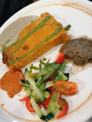 Tarta gnocci de calabaza at Veggie Garden - Dels Angels in Barcelona