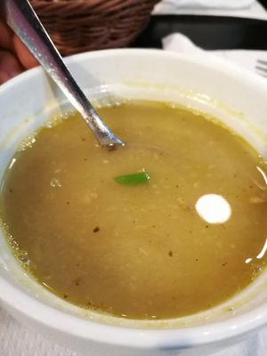 Sopa de guisantes at Veggie Garden - Dels Angels in Barcelona