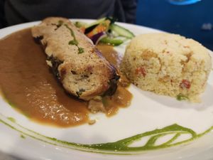 Calabacín relleno at Veggie Garden - Dels Angels in Barcelona