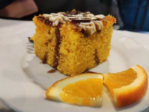 Pastel de zanahoria at Veggie Garden - Dels Angels in Barcelona