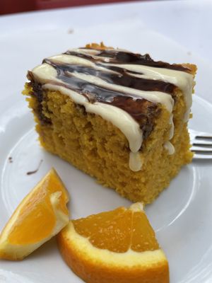 Carrot cake  at Veggie Garden - Dels Angels in Barcelona