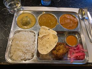 Indian main course  at Veggie Garden - Dels Angels in Barcelona