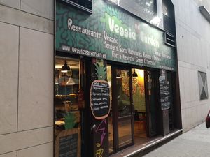 Outside at Veggie Garden - Dels Angels in Barcelona