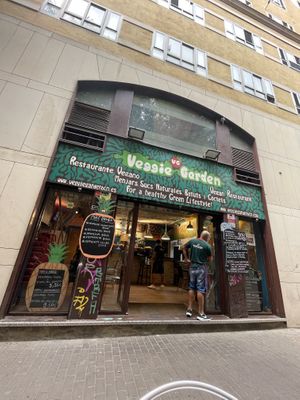 Entrance  at Veggie Garden - Dels Angels in Barcelona