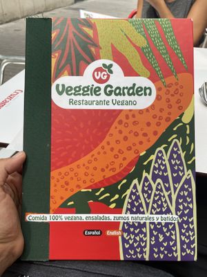 Menu  at Veggie Garden - Dels Angels in Barcelona