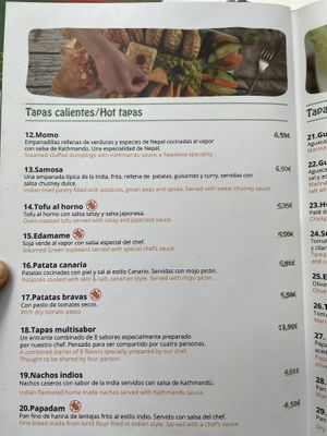 Menu 4  at Veggie Garden - Dels Angels in Barcelona
