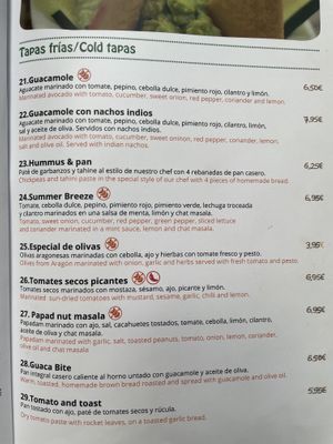 Menu 5  at Veggie Garden - Dels Angels in Barcelona