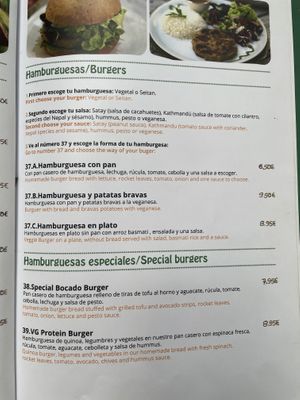 Menu 7  at Veggie Garden - Dels Angels in Barcelona