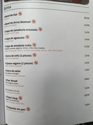 Menu 9  at Veggie Garden - Dels Angels in Barcelona