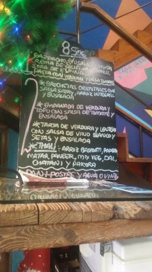 Menu :) at Veggie Garden - Dels Angels in Barcelona