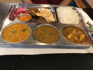 Thali  at Veggie Garden - Dels Angels in Barcelona