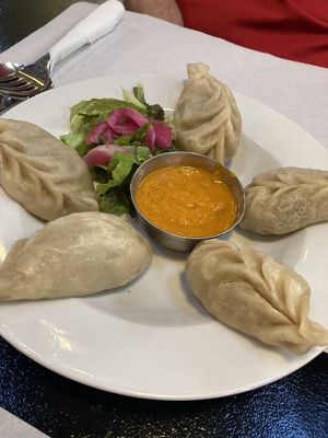 Dumplings  at Veggie Garden - Dels Angels in Barcelona