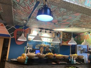 Prep counter  at Veggie Garden - Dels Angels in Barcelona