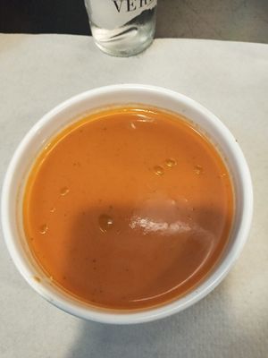 Gazpacho at Veggie Garden - Dels Angels in Barcelona