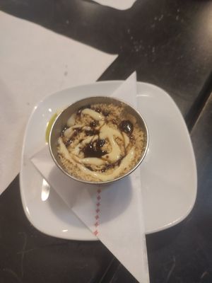 Crumble de poma at Veggie Garden - Dels Angels in Barcelona