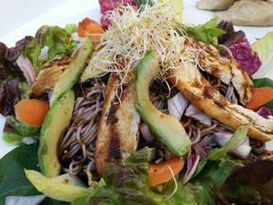 soba salad at Veggie Garden - Dels Angels in Barcelona