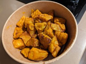 Patatas bravas at Veggie Garden - Dels Angels in Barcelona