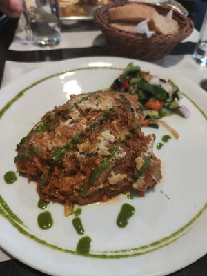 Lasagna at Veggie Garden - Dels Angels in Barcelona
