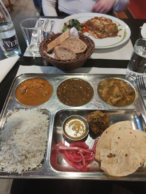 Thali at Veggie Garden - Dels Angels in Barcelona