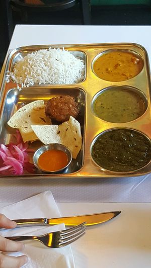 lunchtime menu option at Veggie Garden - Dels Angels in Barcelona