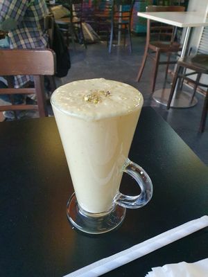 Mango Lassi at Veggie Garden - Dels Angels in Barcelona