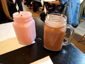 Protein smoothies at Veggie Garden - Dels Angels in Barcelona