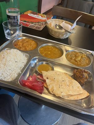 Thali   at Veggie Garden - Dels Angels in Barcelona