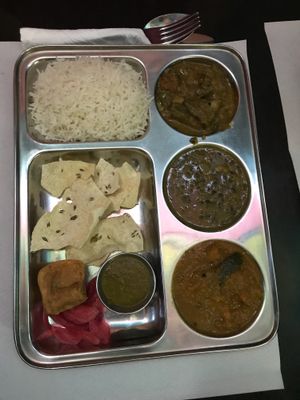 Thali at Veggie Garden - Dels Angels in Barcelona