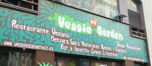 From Outside at Veggie Garden - Dels Angels in Barcelona