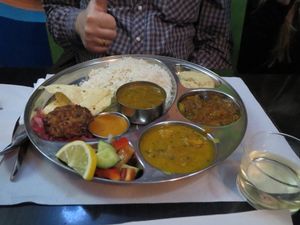 Vegan Thali!   at Veggie Garden - Dels Angels in Barcelona