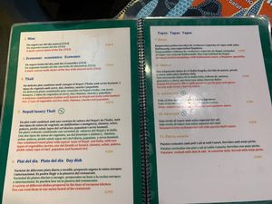 Great menu.  All vegan with lots of gluten free options at Veggie Garden - Dels Angels in Barcelona