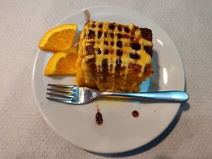 Bizcocho de zanahoria at Veggie Garden - Dels Angels in Barcelona