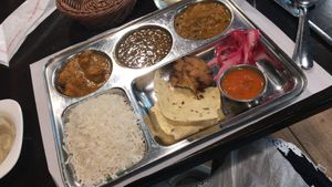 Thali at Veggie Garden - Dels Angels in Barcelona