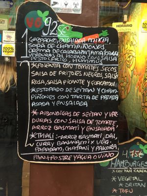 Daily menu offers  at Veggie Garden - Dels Angels in Barcelona