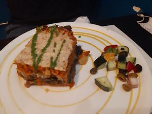 Hachi de Seitán at Veggie Garden - Dels Angels in Barcelona