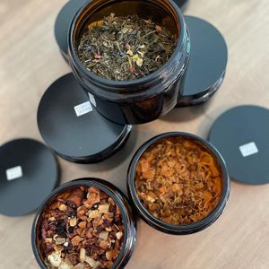 Verschiedene Teesorten  at Café FaBene in Nuremberg