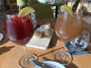 Fruited tea drinks  at Full Taste in Chamblee