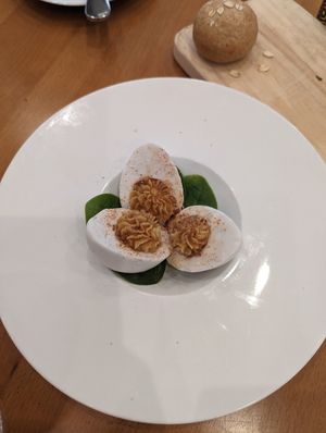 Cajun deviled eggs at Full Taste in Chamblee
