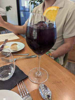 Black cherry mocktail at Full Taste in Chamblee