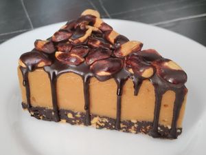 The best raw Snickers cake! at SweetLi by Lilit in Yerevan