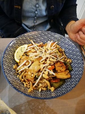 Wok de légumes et seitan at La Cave À Manger in La Roche-sur-yon