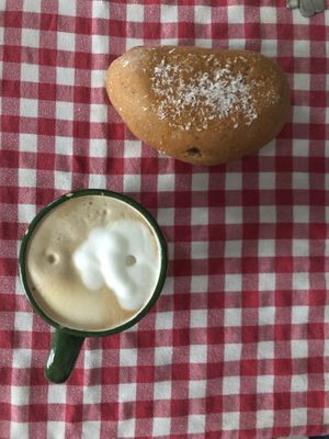 brioches con passion fruit   at Pasticceria Morlacchi in Zanica