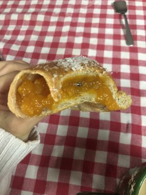 brioches con passion fruit  at Pasticceria Morlacchi in Zanica