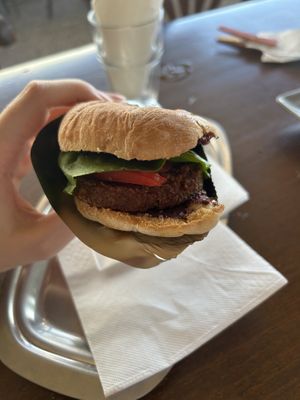 Vegan Falafel Sandwich  at Kafenio Bar in Zakynthos