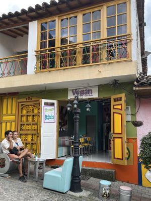 Storefront  at Vegan Café Retro in Guatape