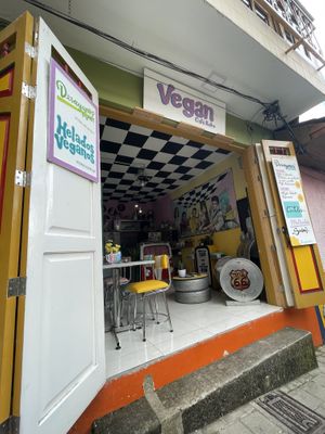   at Vegan Café Retro in Guatape