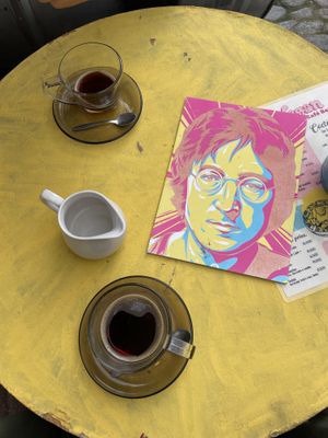 Americanos  at Vegan Café Retro in Guatape